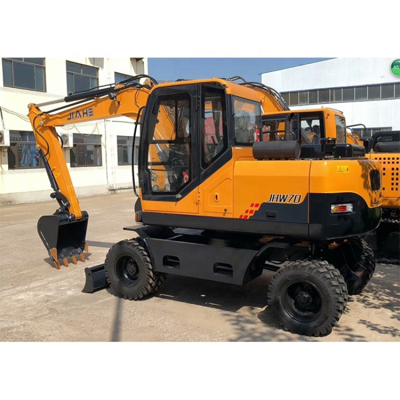 Wheel Excavator Supplier - China JIAHE 7 Ton JHW70 Sale