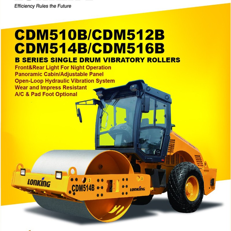 Road Roller Manufacturer - Lonking 10T Paving Compactor CDM510B