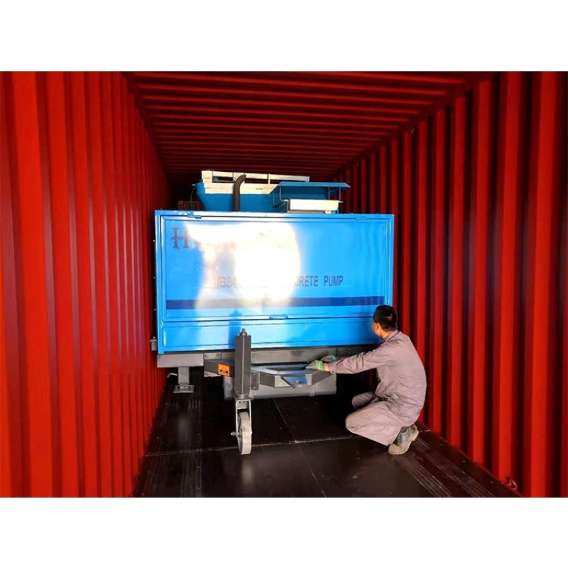 Trailer Mixer Pump Manufacturer - Small 40m3/h Concrete JBS40-10-84R