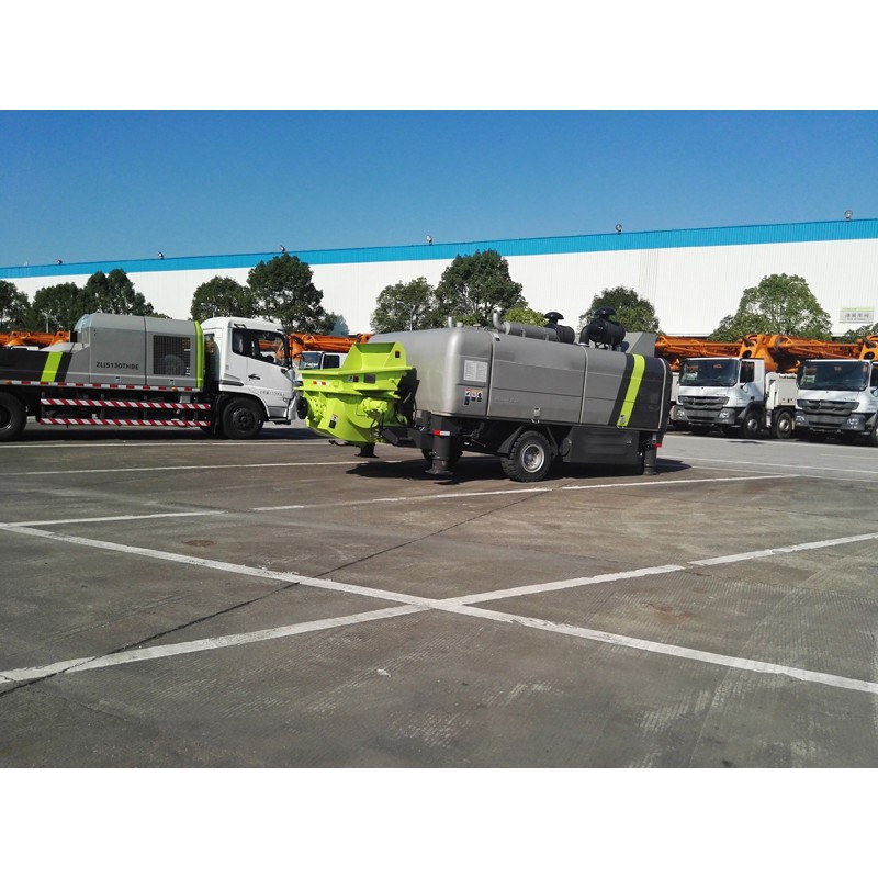 Portable Concrete Pump Factory - Zoomlion 60m3/h HBT60.13.90SU