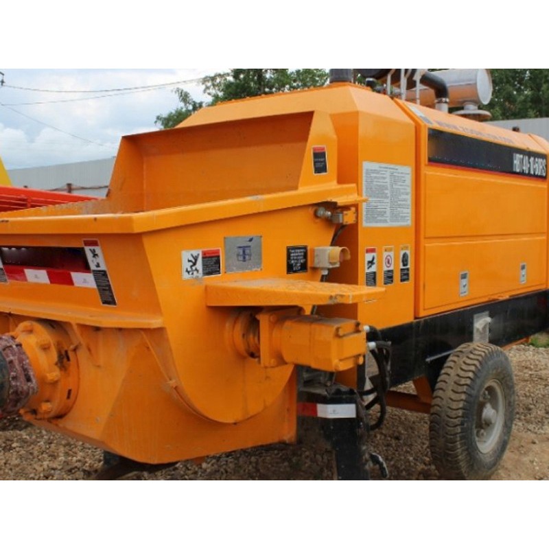 Portable Concrete Pump Factory - Zoomlion 60m3/h HBT60.13.90SU