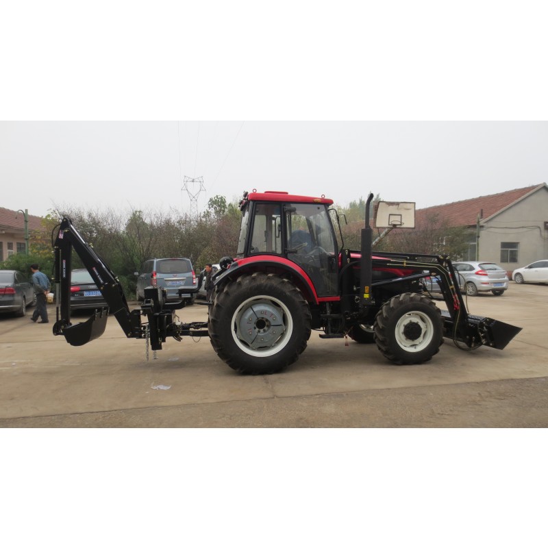Front End Loader Supplier - Brand 80hp Tractor 4 in 1 Bucket LT804B