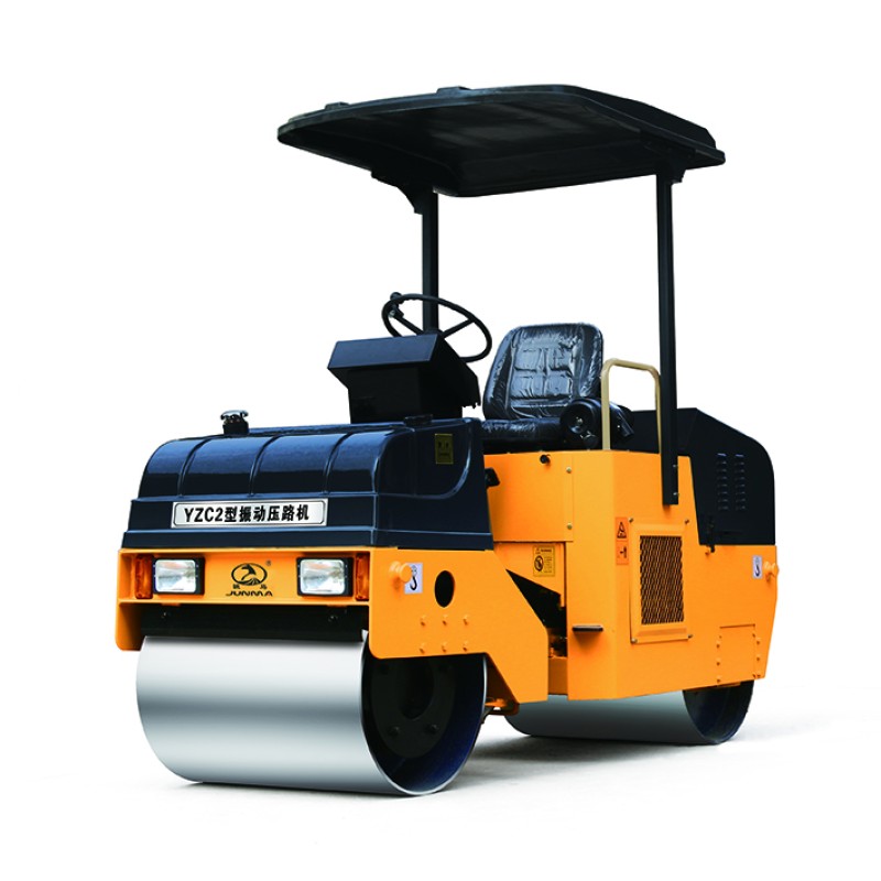 Vibratory Roller Supplier - YZC3 Double Drum 3000KG JUNMA