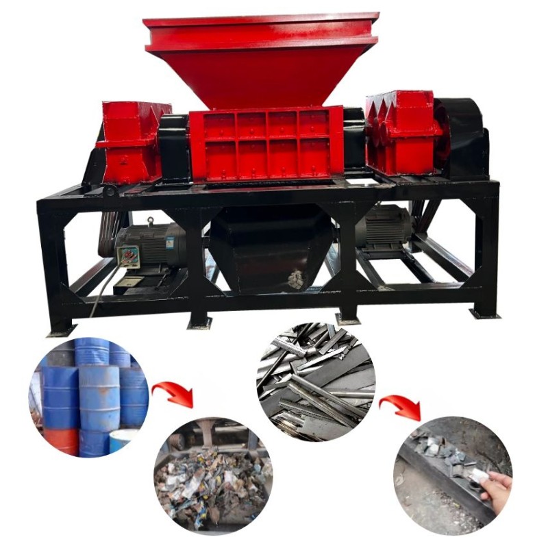 Scrap Shredder Manufacturer - Auto Vehicle Scrap Metal Strapping Tire Shredder