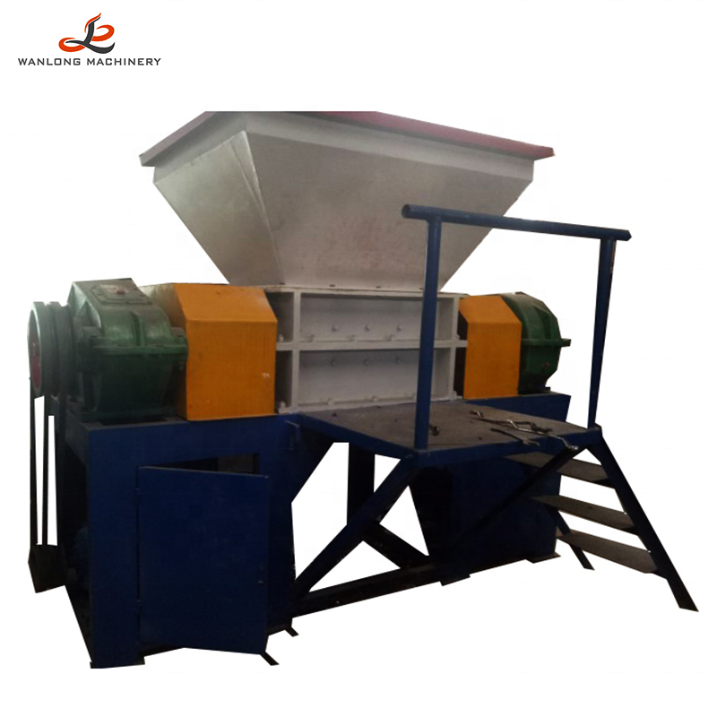 Double Shaft Shredder Factory - Bag Crushing Grinding Crusher Waste Tire