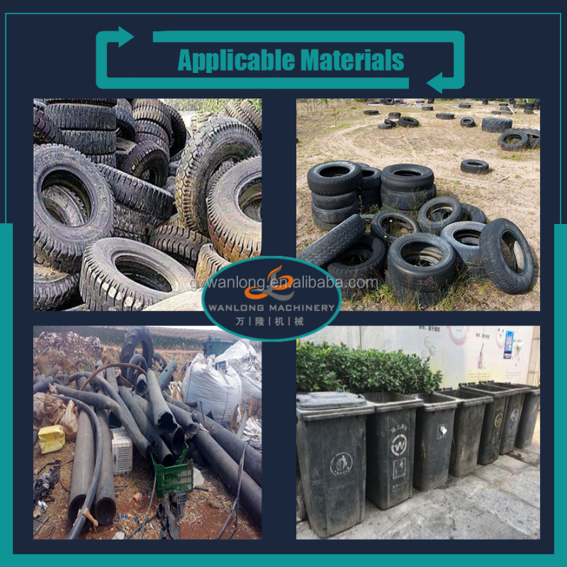 Tyre Recycling Factory - Fully Automatic Second Hand Tyre Recycling Machines