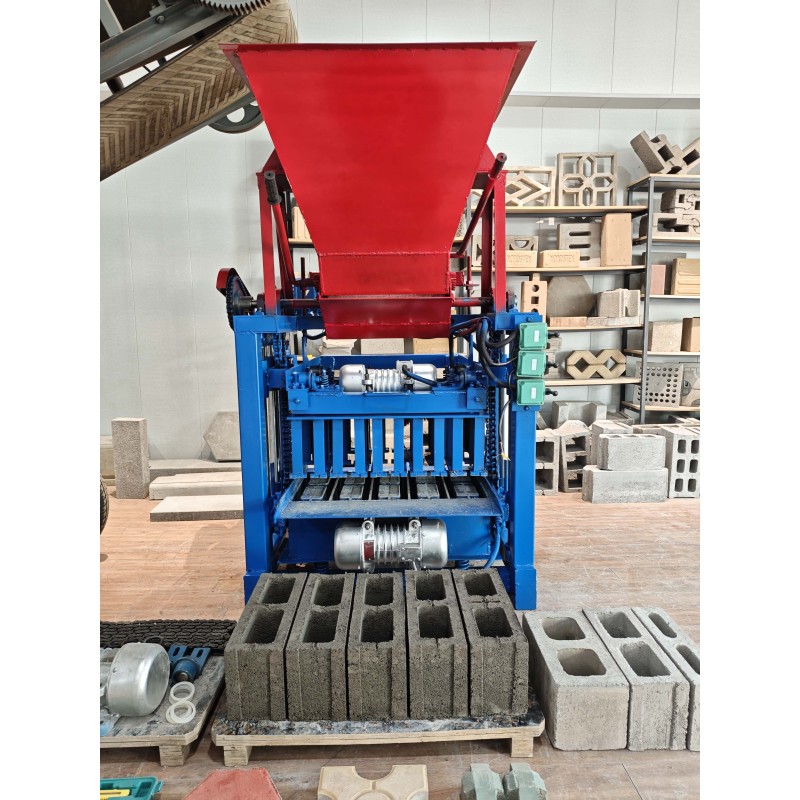 Block Making Machine Manufacturer - Diesel Moulding Semi Automatic Hollow