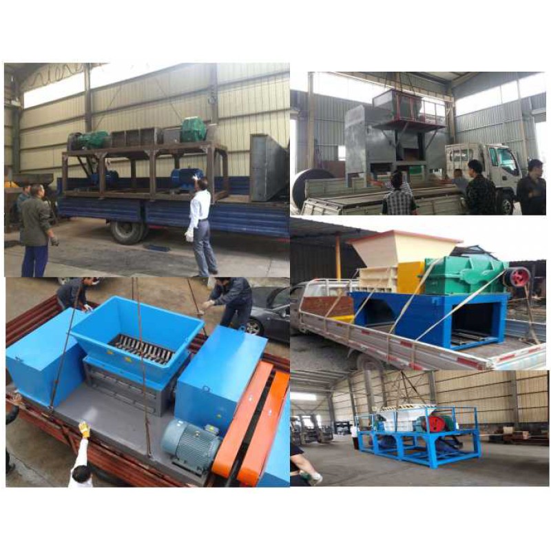 Tire Shredder Supplier - Two Shaft Heavy Duty Truck Tire Rubber Recycling