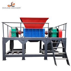 Double Shaft Shredder Factory - Bag Crushing Grinding Crusher Waste Tire