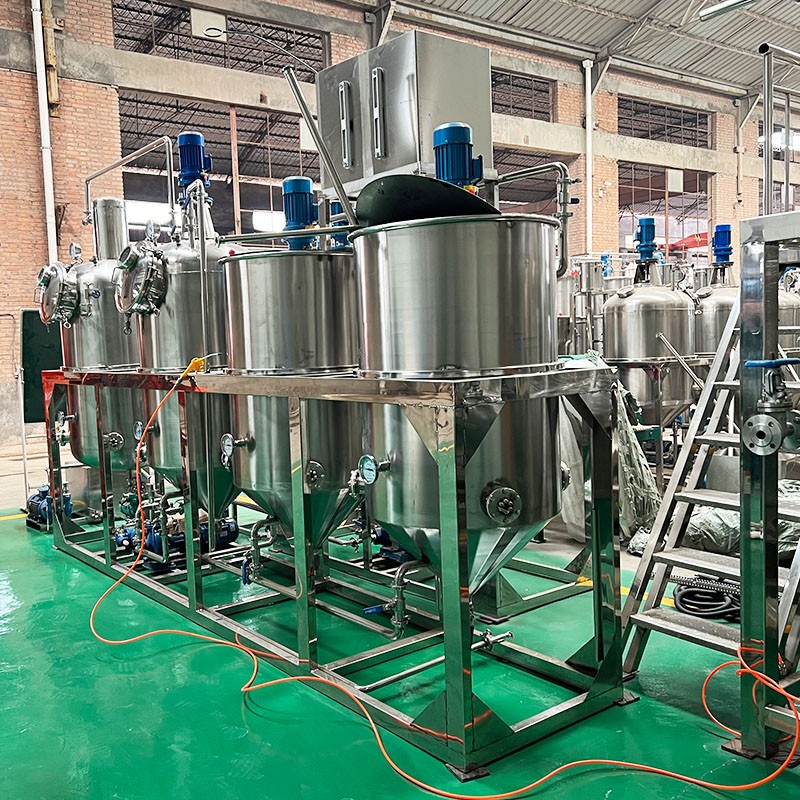 Oil Refining Factory - High Capacity Mini Palm Edible Groundnut