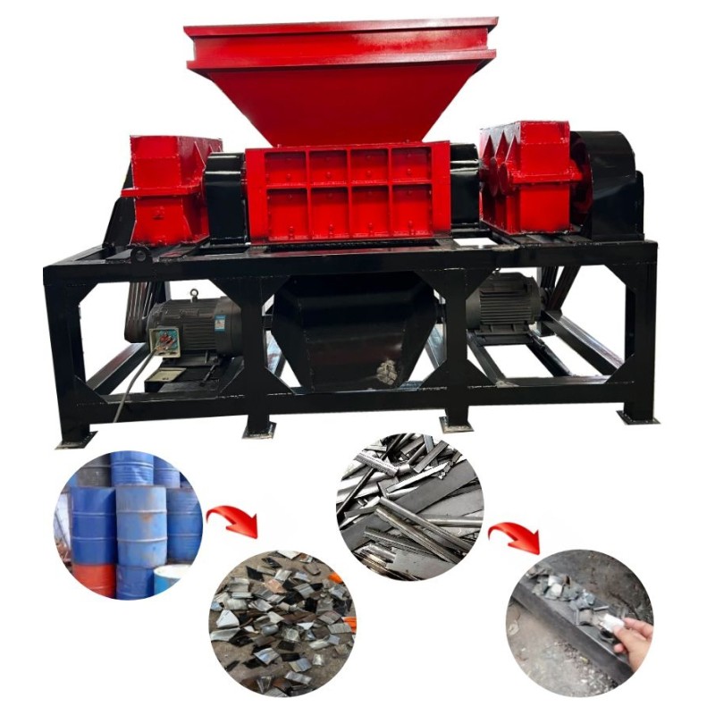 Scrap Shredder Manufacturer - Auto Vehicle Scrap Metal Strapping Tire Shredder