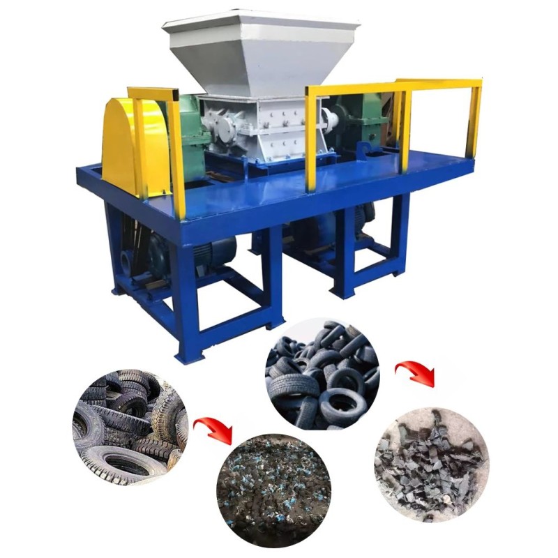 Recycling Machine Supplier - Full Automatic Customizable Waste Tire Shredding