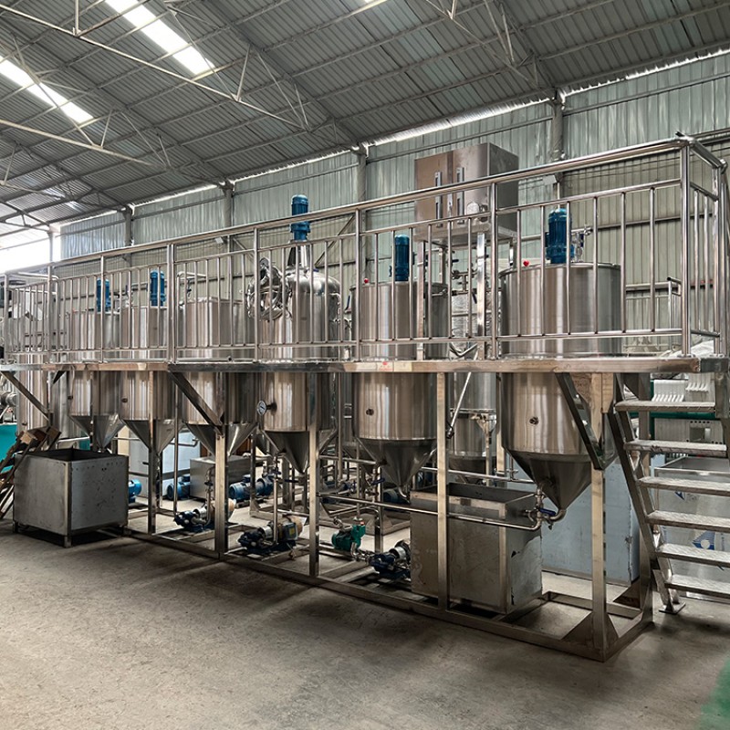 Palm Oil Refinery Supplier - Mini Crude Refining Machine Continuous Processing
