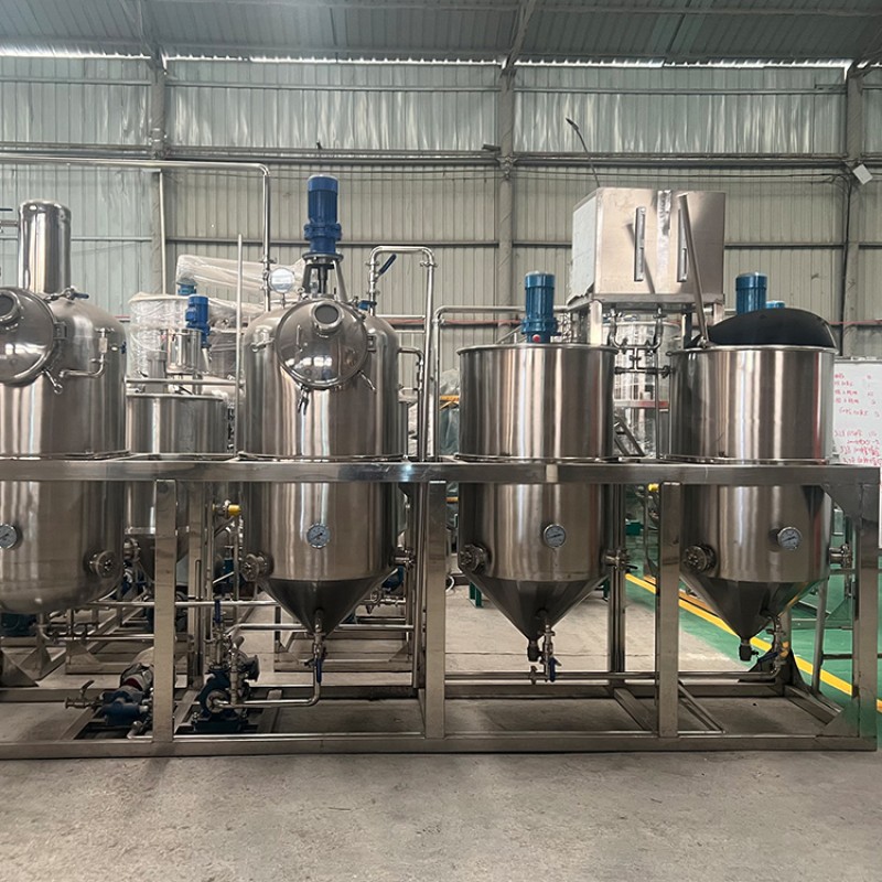 Palm Oil Refinery Supplier - Mini Crude Refining Machine Continuous Processing