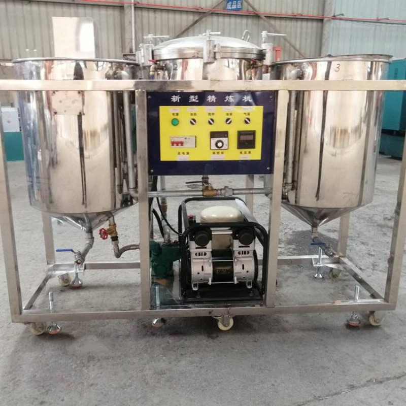Oil Refinery Plant Manufacturer - 1-10 TPD Edible Coconut Palm Refining