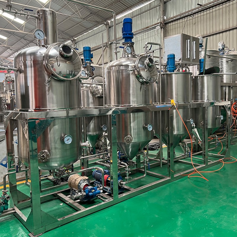 Oil Refining Machine Supplier - 10-200ton/Day Cotton Seed Edible Refining