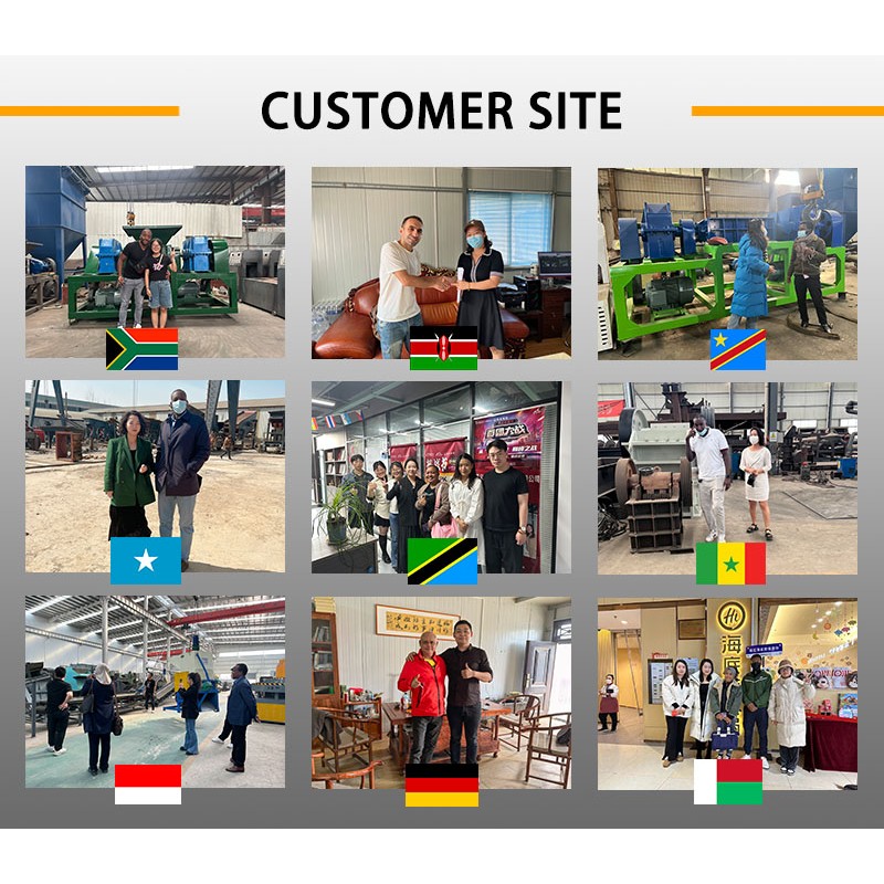 Waste Shredder Manufacturer - Factory Price Complete Waste Tire Shredder