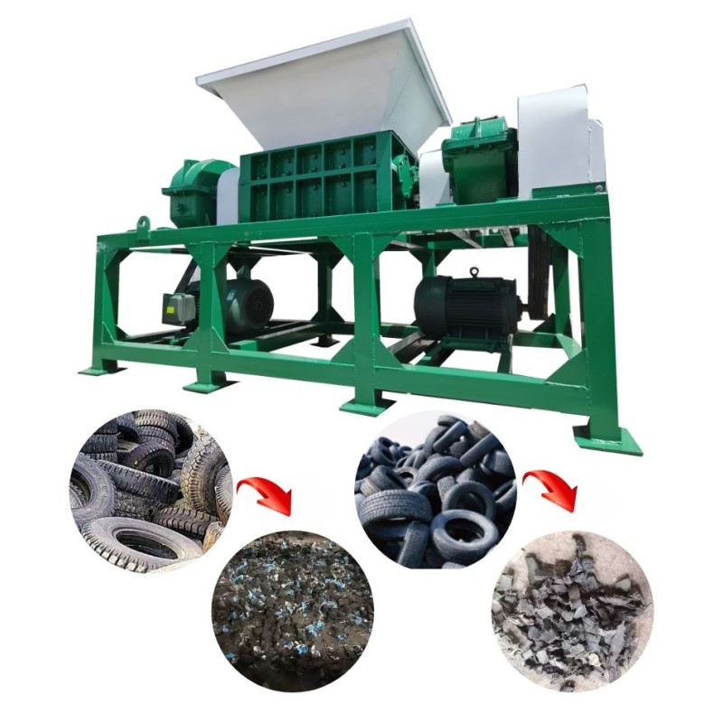 Recycling Machine Supplier - Full Automatic Customizable Waste Tire Shredding