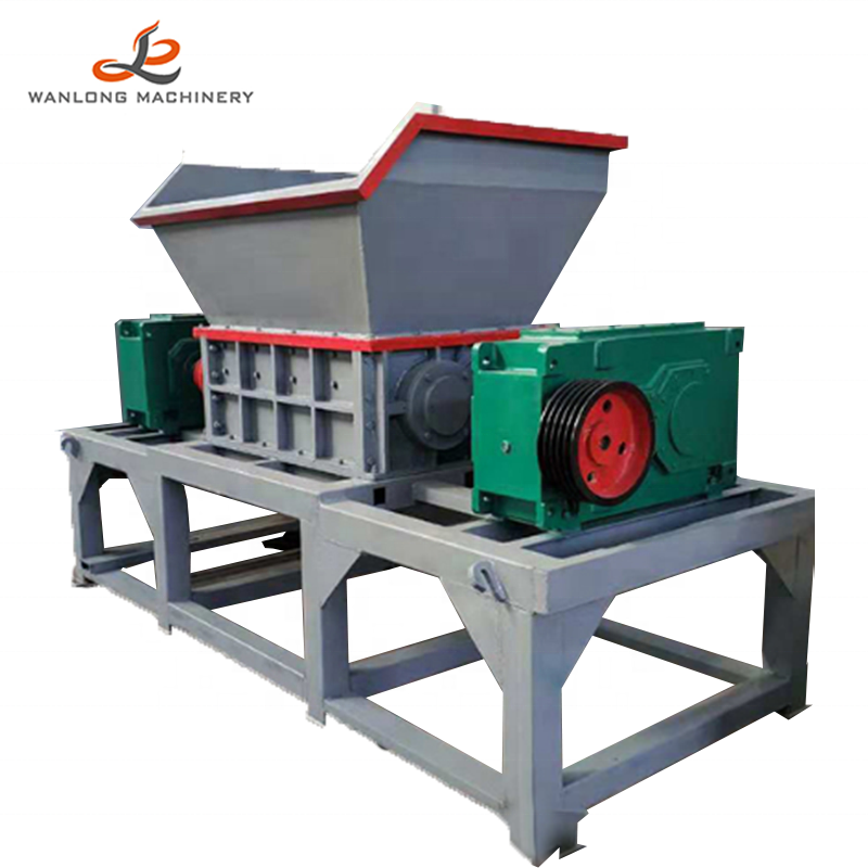 Double Shaft Shredder Factory - Bag Crushing Grinding Crusher Waste Tire