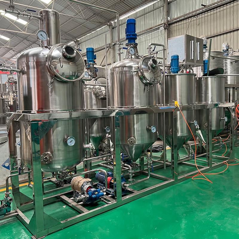 Palm Oil Refinery Supplier - Mini Crude Refining Machine Continuous Processing