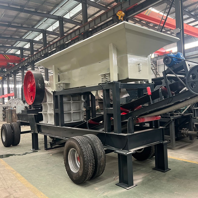 Portable Crusher Factory - Portable Plate Diesel 400x600 Stone Mobile 100tph