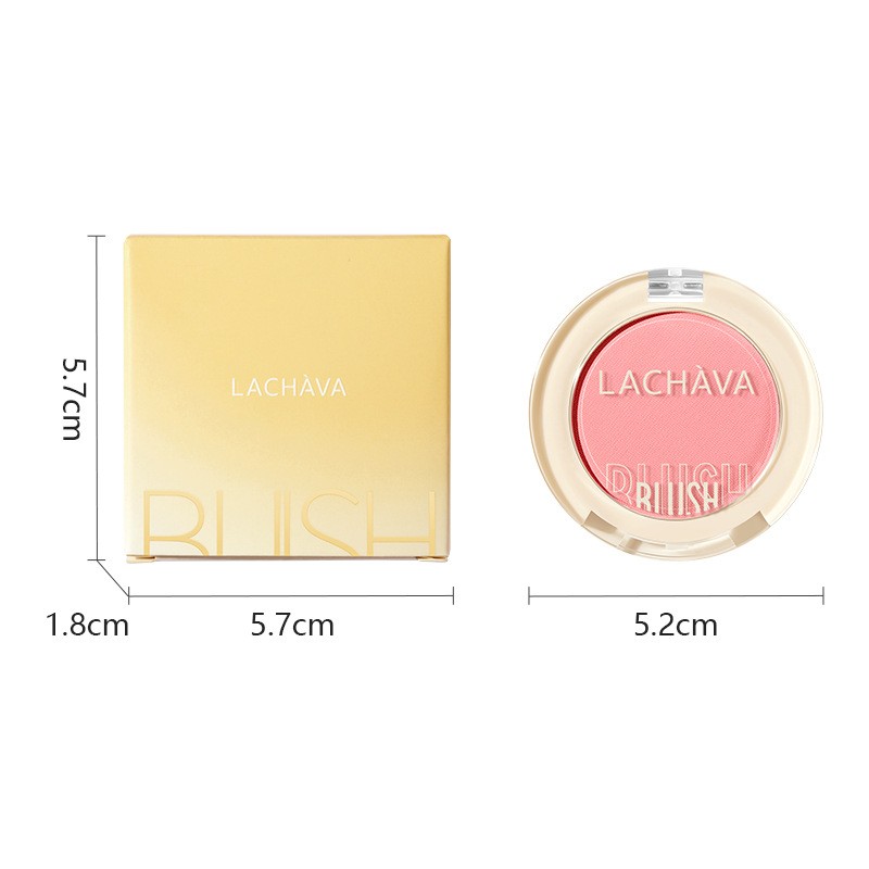 Monochrome Powder Blusher Cream Matte Nude Makeup High Gloss Rouge 12 Color Pearl LightFine Shiny Powder Blusher