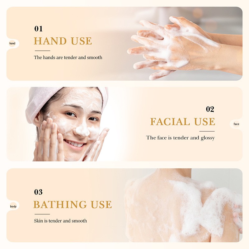 Moisturizing Softening the Skin Cleansing Bathing Antibacterial Cleaning Rice Soap