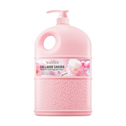 Sakura Collagen Fragrance Lingering Fragrance Deep Cleansing Shower Gel