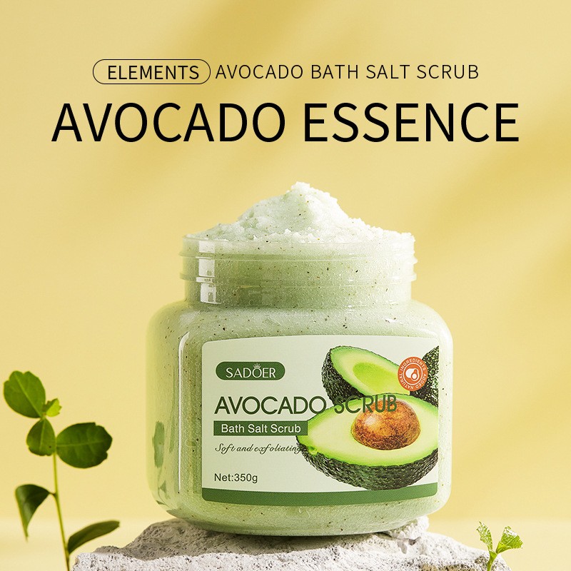 Fruit Bath Salt Avocado Scrub 350g