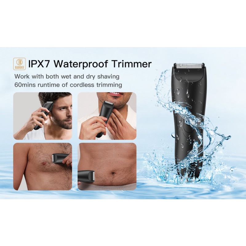 Beard Trimmer Electric Push Type Private Underarm Public Hair Clipper Electric Men's Chest Leg Hair Clipper