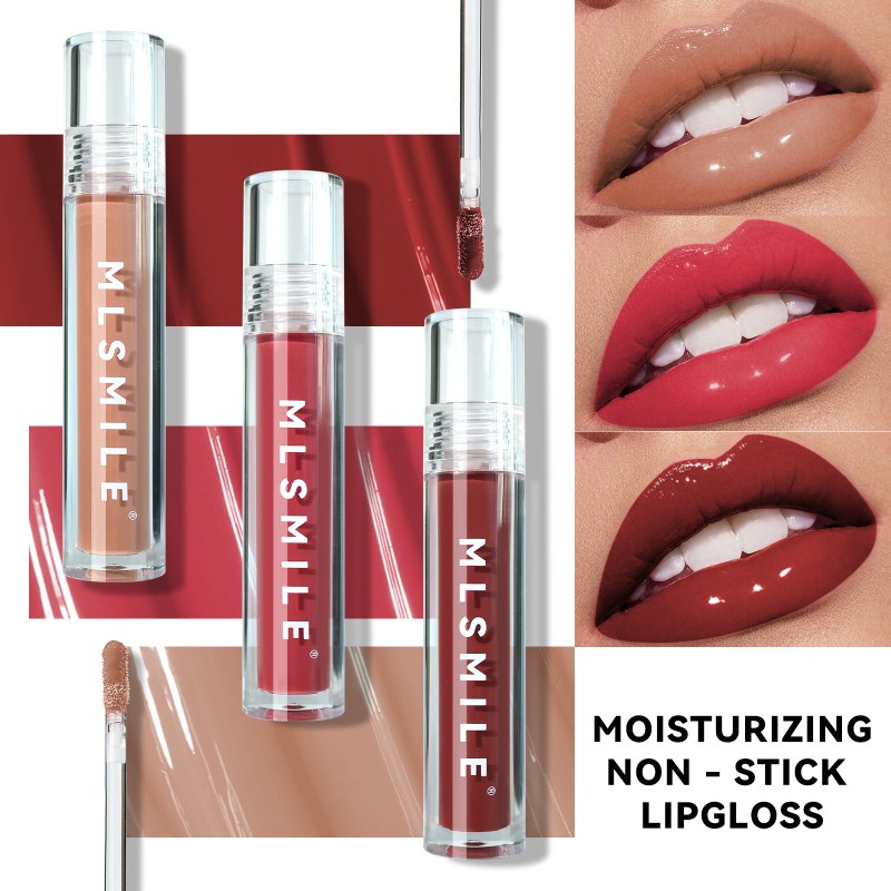 Mirror GlassLipglosWater Gloss Plump Lips Moisturizing and Nourishing Lip Gloss Lip Oil Liquid Lipstick Water