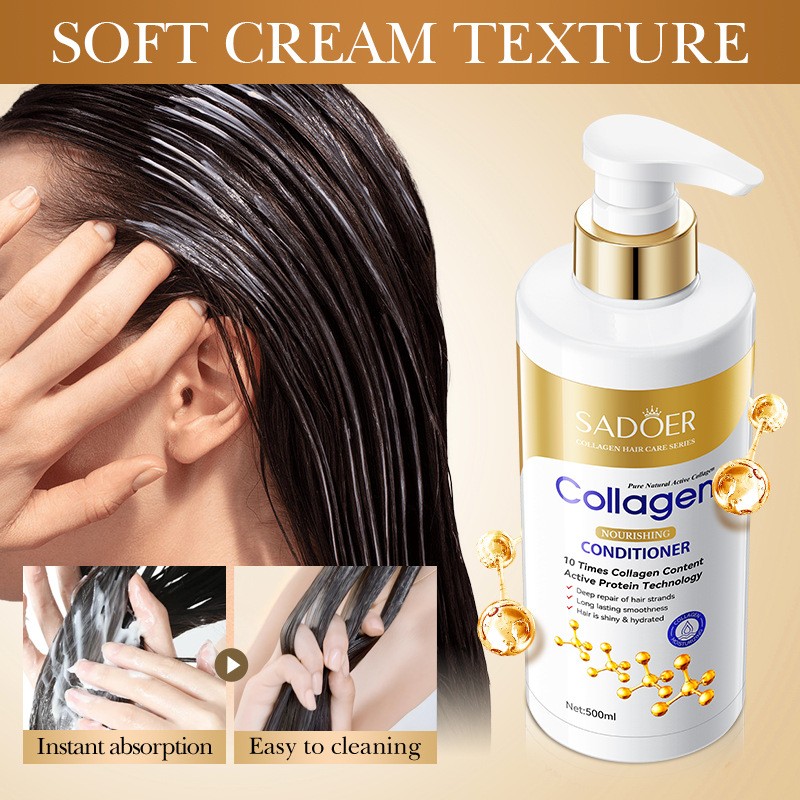 Bone Collagen Softening Hair Conditioner Nourishes and Cares for Hair Conditioner
