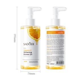 Vitamin C Whitening, Moisturizing, Anti Drying and Crack Deep Cleansing Body Bath Liquid