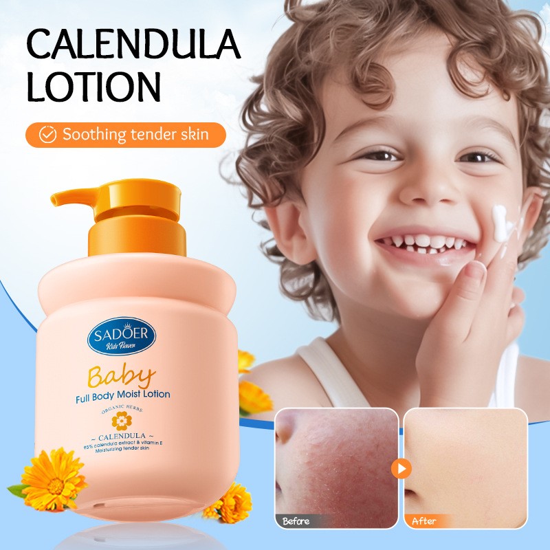 Full Body Moisturizing Calendula Children's Vitamin E Milk Body Lotion