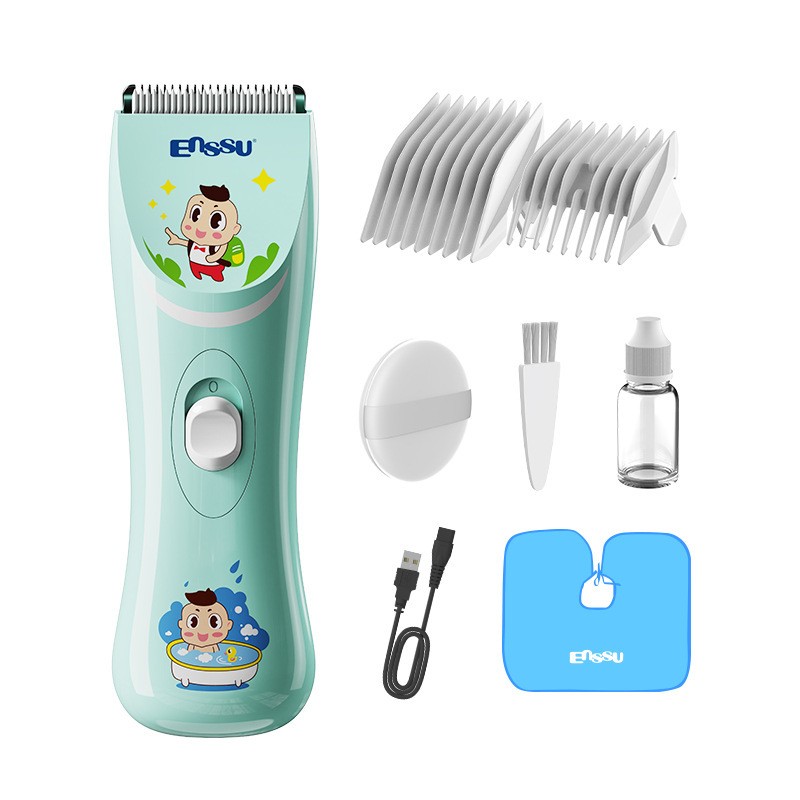 Baby Specific Shaving Ultra Quiet Automatic Baby Cleaning Hair Clipper