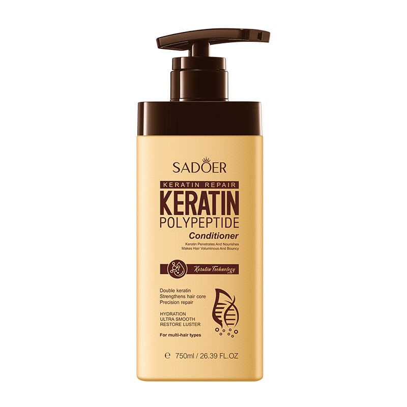 Keratin Peptide Hair Conditioner Is Smooth, Nourishing, and Silky