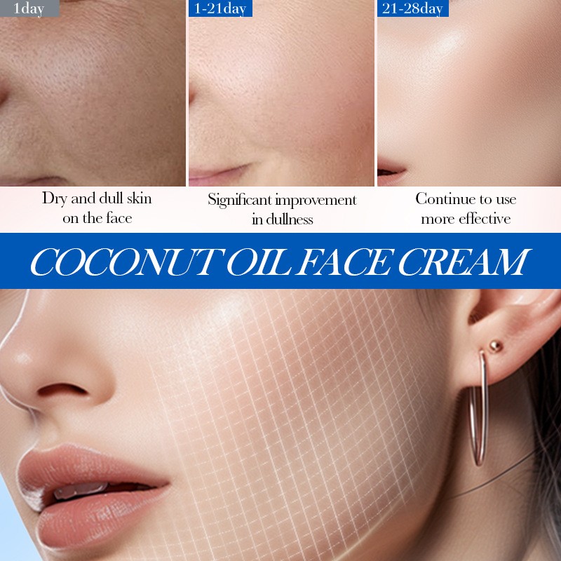 Moisturizing and Nourishing the Skin Coconut Oil Nourishing Moisturizing Face Cream