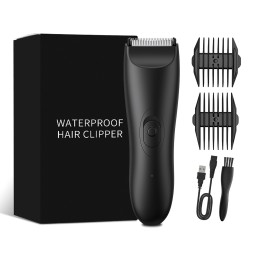 Beard Trimmer Electric Push Type Private Underarm Public Hair Clipper Electric Men's Chest Leg Hair Clipper