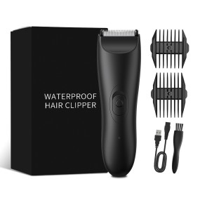 Beard Trimmer Electric Push Type Private Underarm Public Hair Clipper Electric Men's Chest Leg Hair Clipper