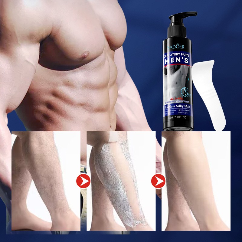 Men's Smooth Hair Removal Cream Does Not Stimulate Underarm Body Hair Removal Cream