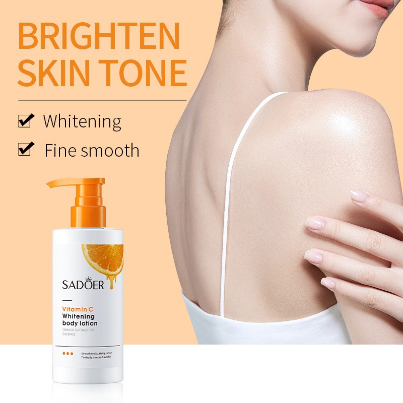 Skin Whitening Vitamin C Moisturizes Hydrates Nourishes Skin Body Lotion