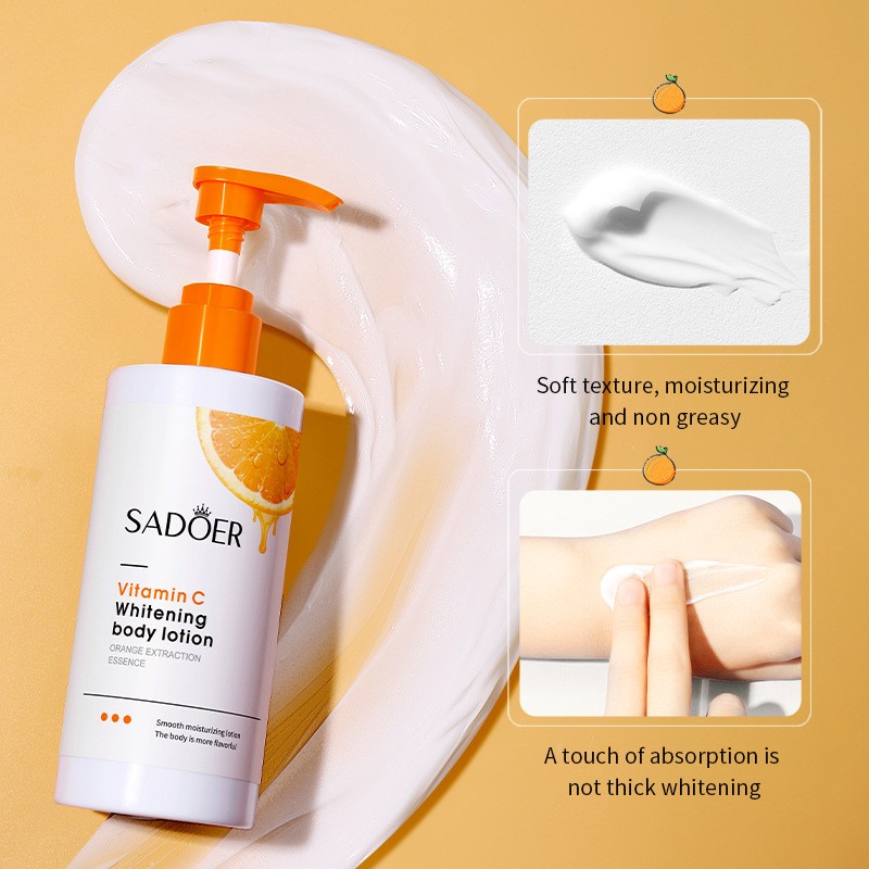 Skin Whitening Vitamin C Moisturizes Hydrates Nourishes Skin Body Lotion