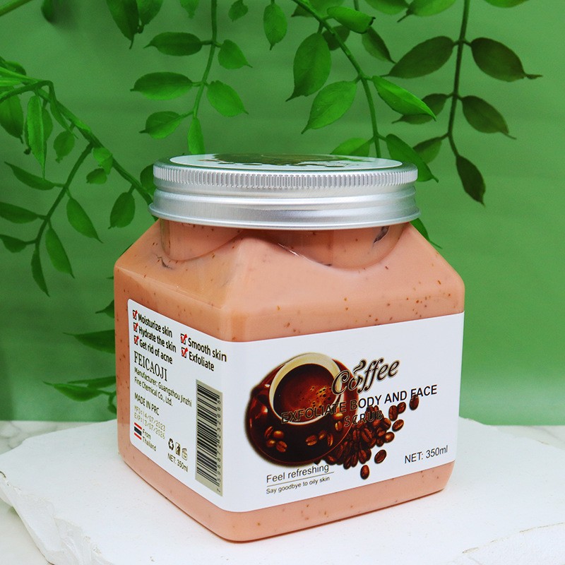 Fruit Fragrance Body Scrub 350ML Male Female Cleaning Moisturizing Scrub Bath Salt