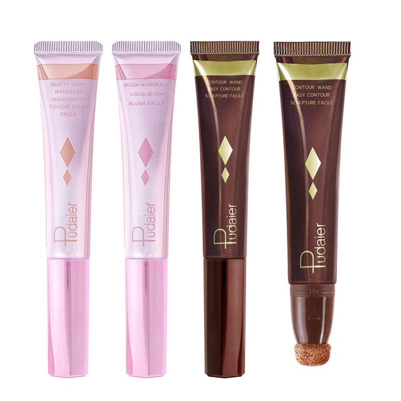 Liquid High Gloss Cosmetic Rouge Matte Pearl Powder Blusher Stick