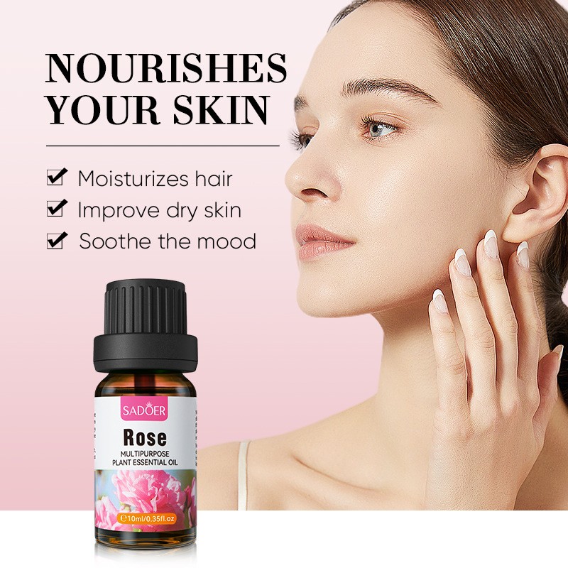 Rose Lavender Rosemary Moisturizing Massage Essential10ml OilPlant Essential Oils