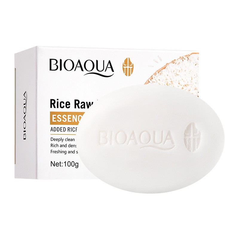 Moisturizing Softening the Skin Cleansing Bathing Antibacterial Cleaning Rice Soap
