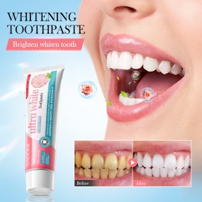 Rose Salt Brightening Whitening Stain Removing Oral and Dental Gum Protection 100g Plant Toothpaste