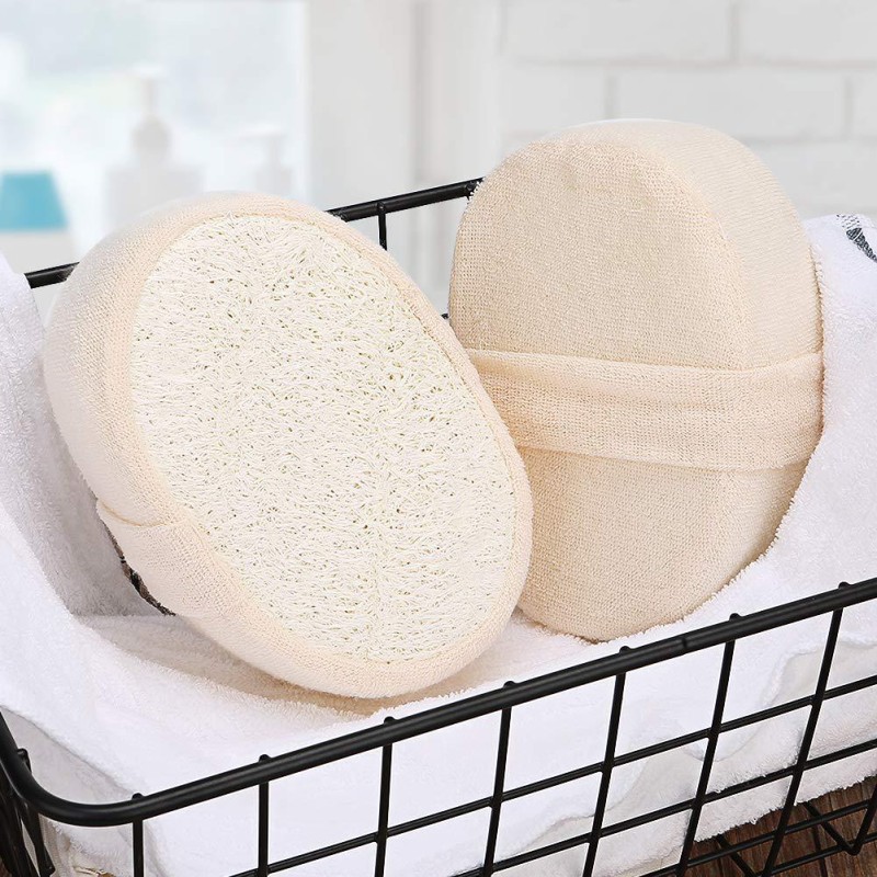 Sponge Block for Bathing Cleaning Silk Gourd Skin Scrubbing and Athing Sponge Block