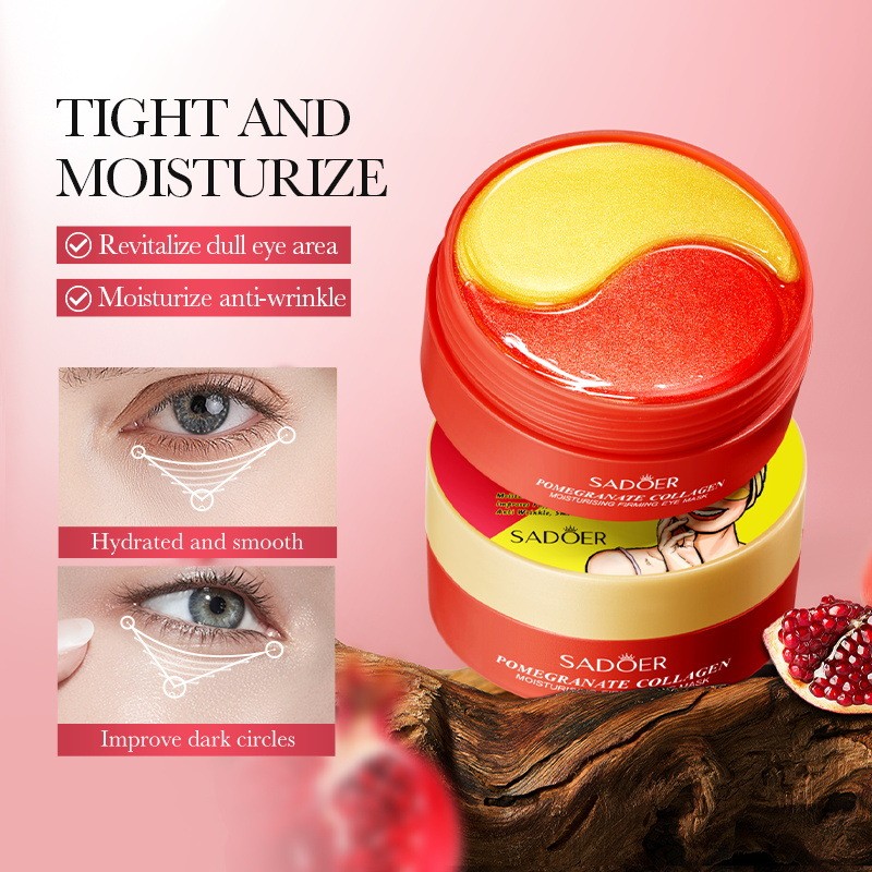 Pomegranate Collagen Nourishes the Eyes Tightens Wrinkles and Repairs the Eye Mask