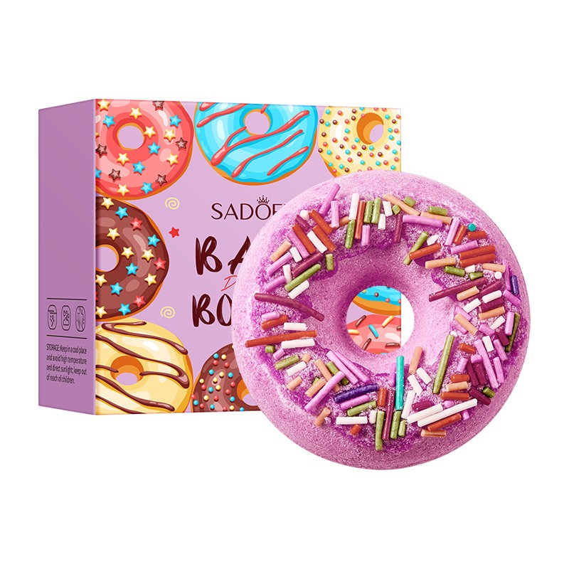 Macaron Donut Bath Salt Balls Clean Body Bath Salt